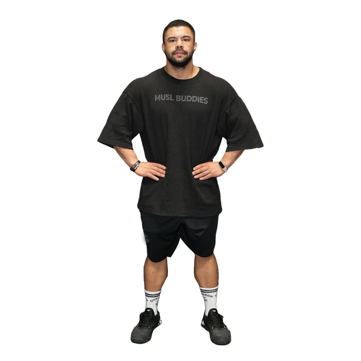 MB Thermal Oversized Tee, Black