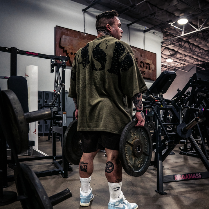 Iron Thermal Tee, Washed Green