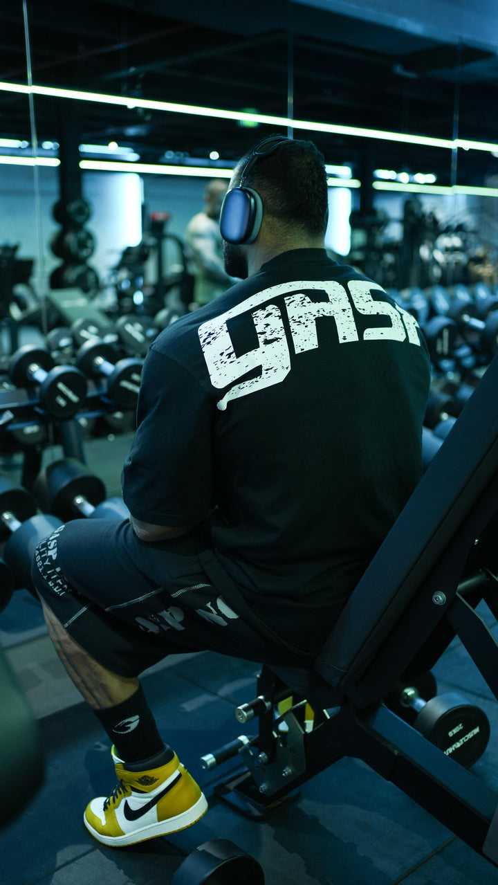 GASP Iron Tee (Proud of UAE), Black