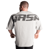 Gasp iron tee, Grey Melange/Black