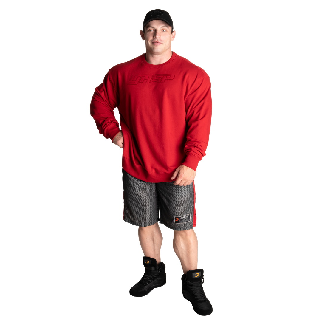 No1 mesh shorts, Black / Red - MUSL BUDDIES