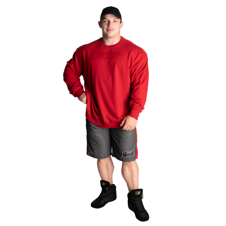 No1 mesh shorts, Black / Red - MUSL BUDDIES