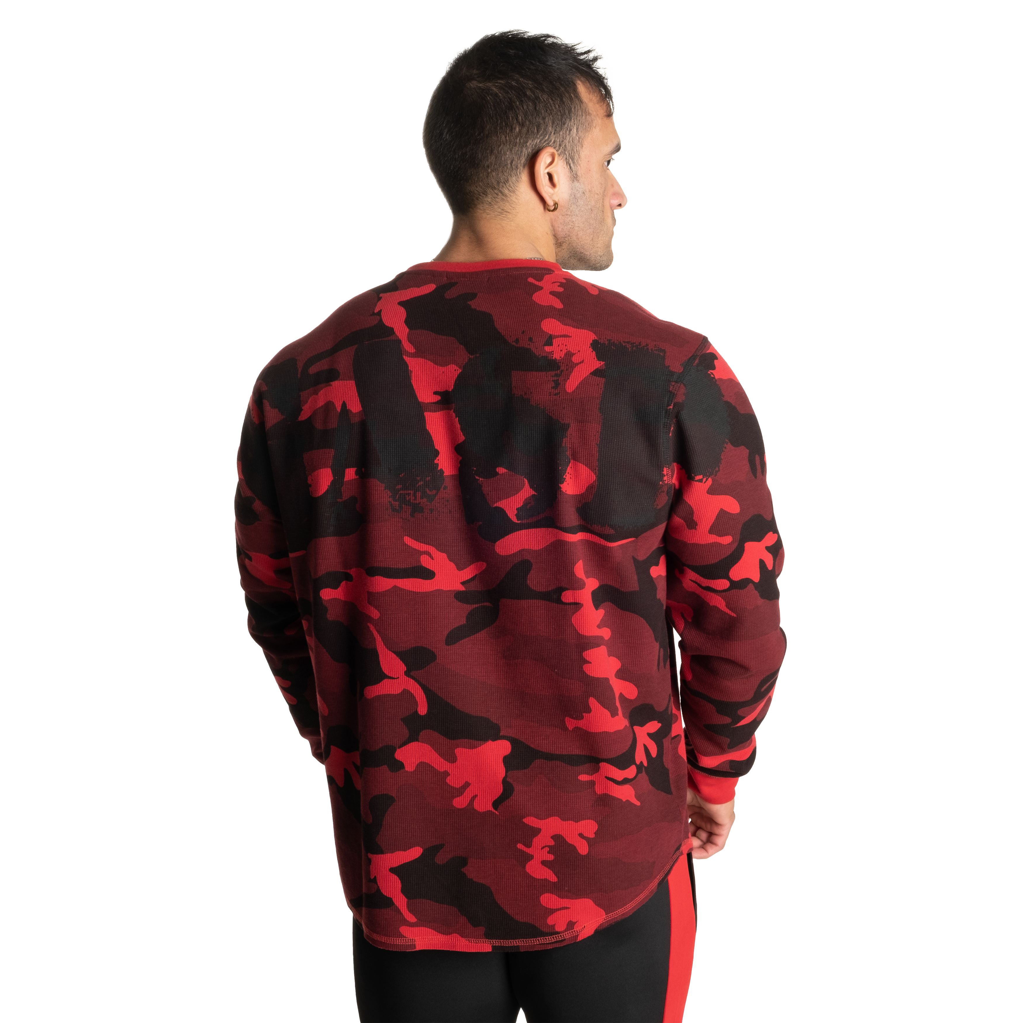 Thermal Logo sweater, Red Camo - MUSL BUDDIES
