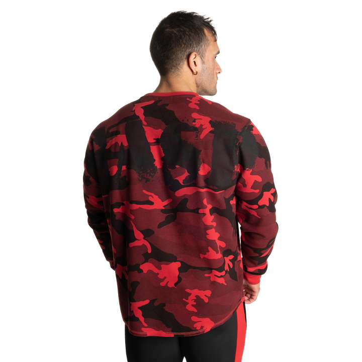 Thermal Logo sweater, Red Camo - MUSL BUDDIES