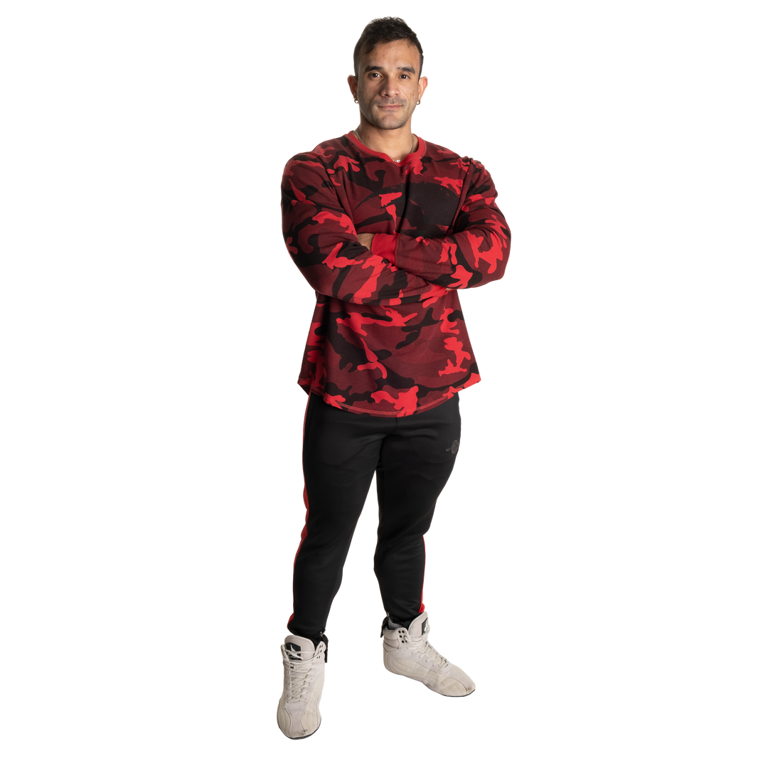 Thermal Logo sweater, Red Camo - MUSL BUDDIES