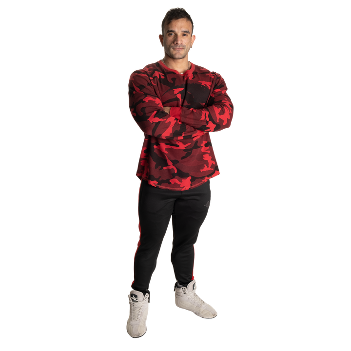 Thermal Logo sweater, Red Camo - MUSL BUDDIES