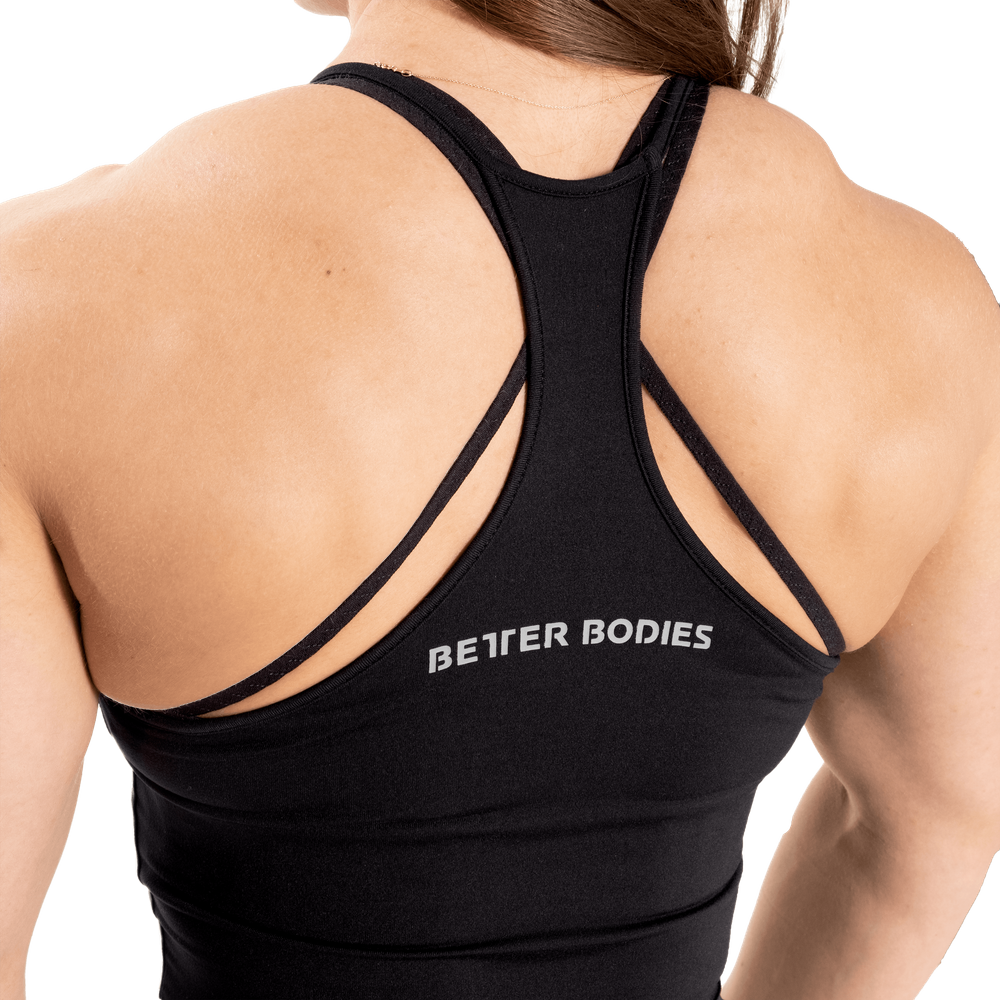 Performance Crop Halter, Black - MUSL BUDDIES