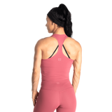 Core Crop T-back, Rouge Pink