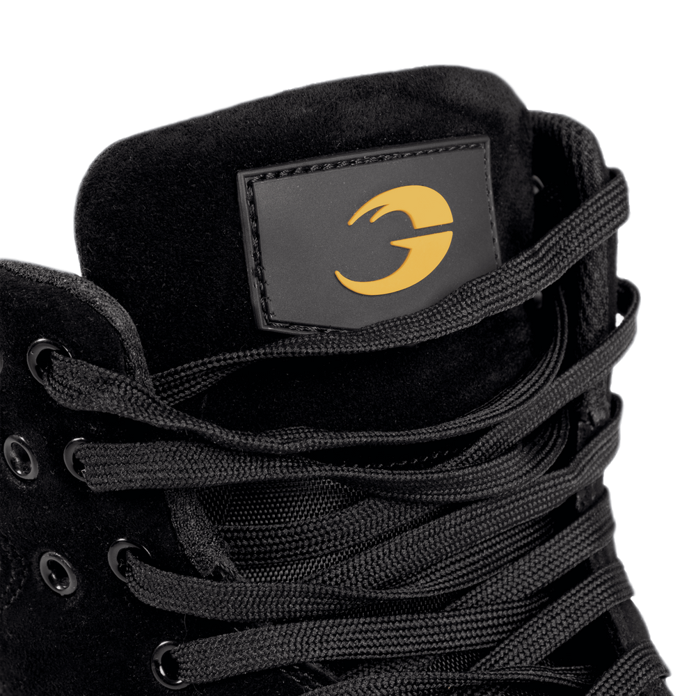 Zeus Thunderbolt Hi Tops, Black - MUSL BUDDIES