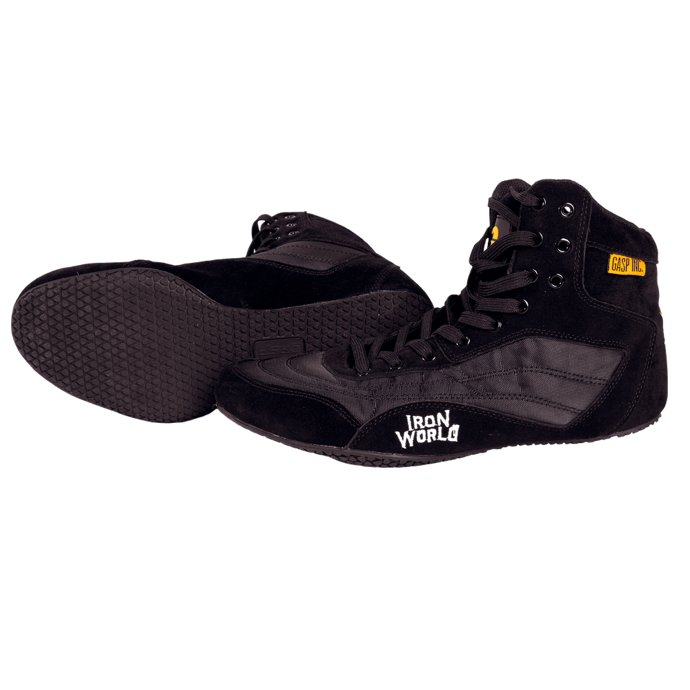 Zeus Thunderbolt Hi Tops, Black - MUSL BUDDIES