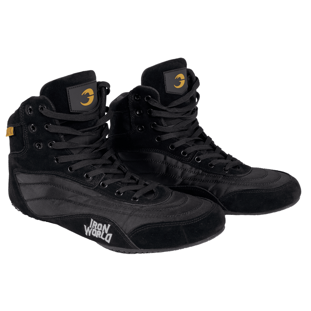 Zeus Thunderbolt Hi Tops, Black - MUSL BUDDIES