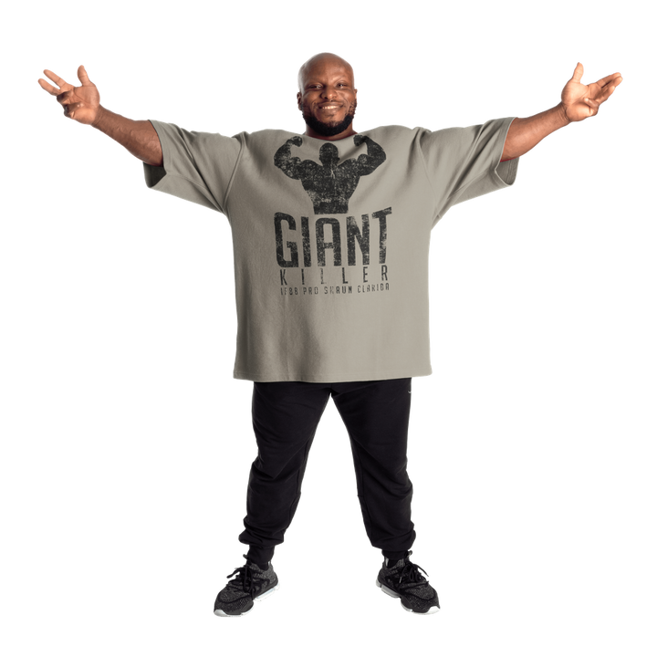 Giant Killer Iron Tee, Washed Green - MUSL BUDDIES