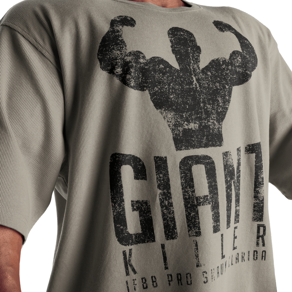 Giant Killer Iron Tee, Washed Green - MUSL BUDDIES