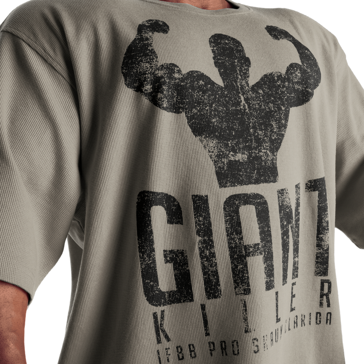 Giant Killer Iron Tee, Washed Green - MUSL BUDDIES