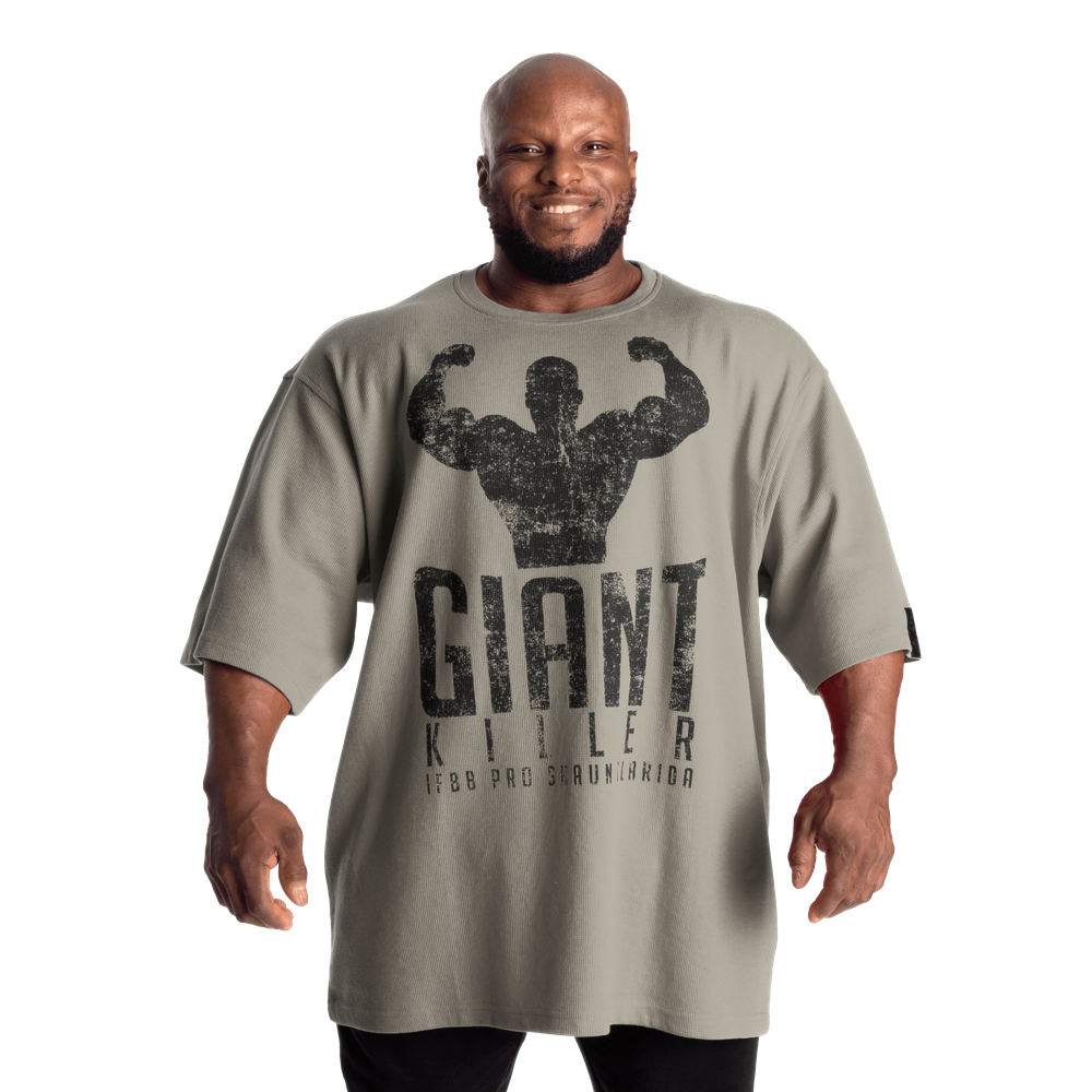 Giant Killer Iron Tee, Washed Green - MUSL BUDDIES