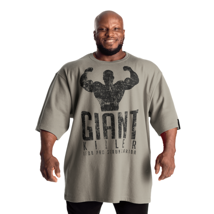Giant Killer Iron Tee, Washed Green - MUSL BUDDIES