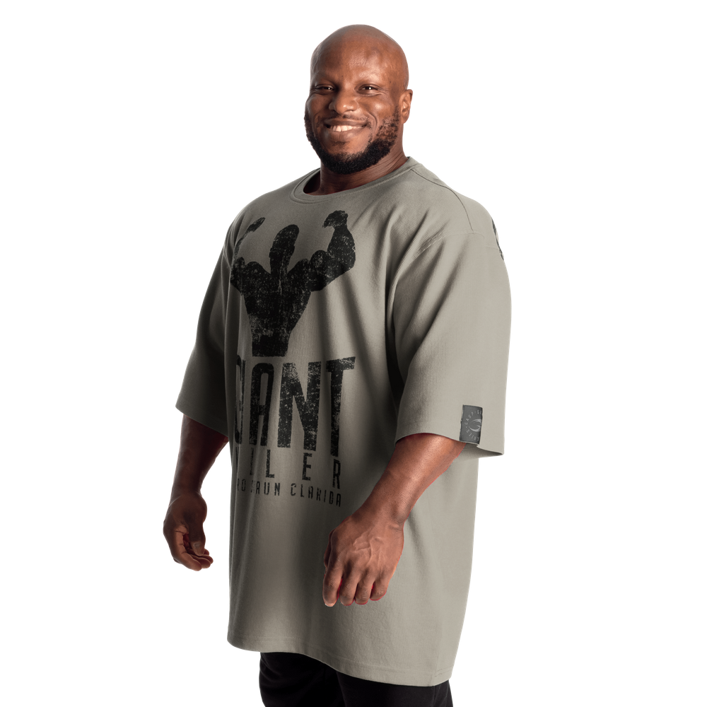 Giant Killer Iron Tee, Washed Green - MUSL BUDDIES