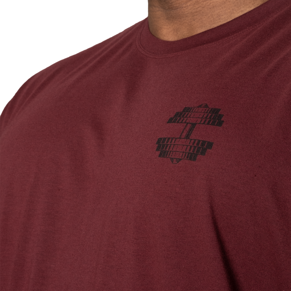 Union Iron Tee, Maroon - MUSL BUDDIES