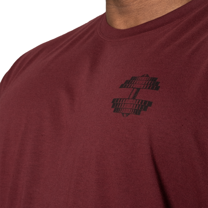 Union Iron Tee, Maroon - MUSL BUDDIES