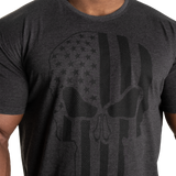 Skull standard tee, Dark Grey Melange