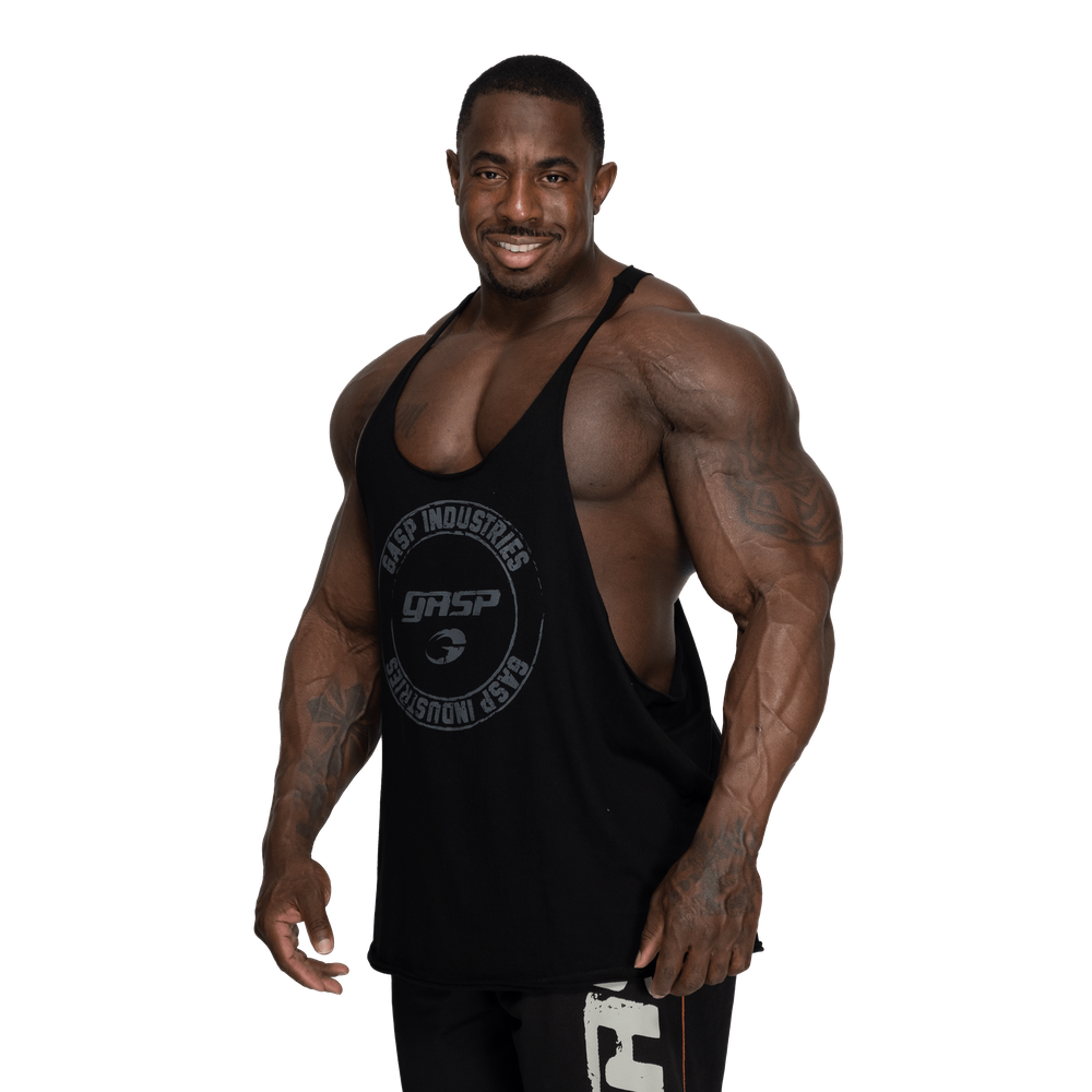 GASP Stringer, Black/Grey - MUSL BUDDIES