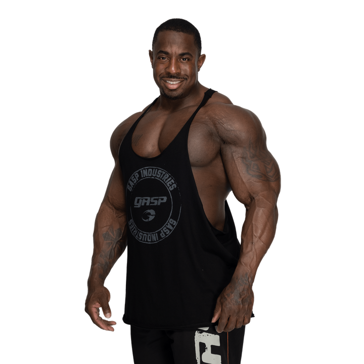 GASP Stringer, Black/Grey - MUSL BUDDIES