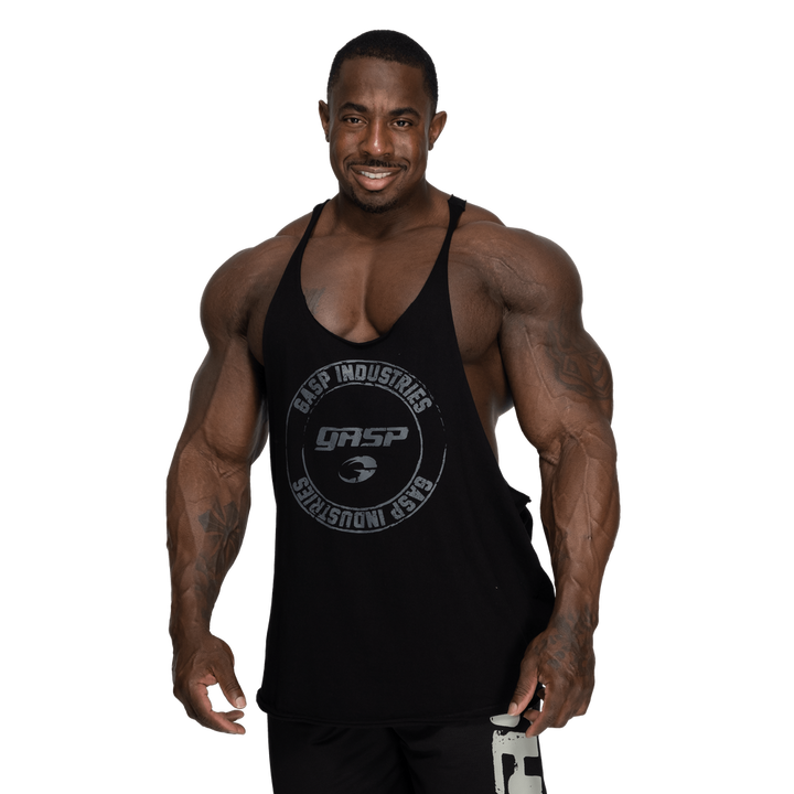 GASP Stringer, Black/Grey - MUSL BUDDIES