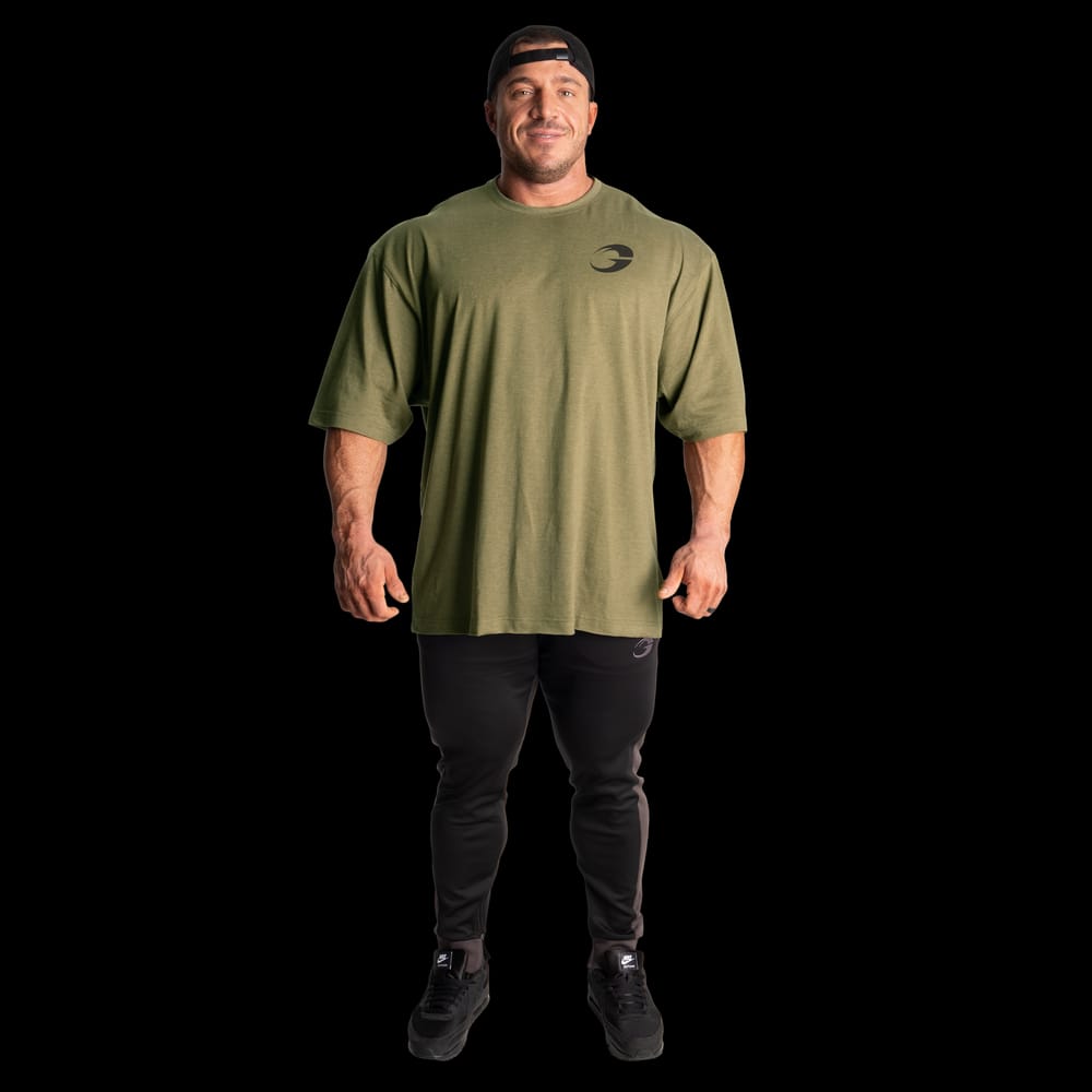 Division Iron Tee, Army Green Melange - MUSL BUDDIES