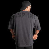 Division Iron Tee, Dark Grey Melange